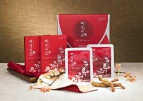 GINSENG ROUGE "MASQUE POUR LE VISAGE A L'EXTRAIT DE GINSENG ROUGE - BOITE DE 5 MASQUES"